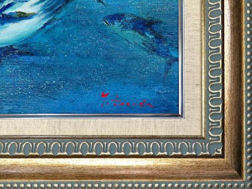 油彩画 魚の群れ 組み立て説明書 - ダウンロード